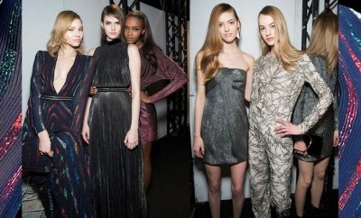 Look metalizado Blumarine