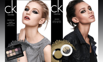 Maquillaje ojos delineados CK