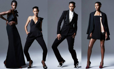 Color negro fiesta Emanuel Ungaro