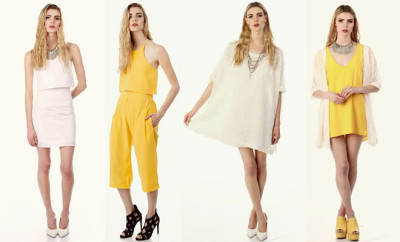 Total look Blanco Amarillo Mucha