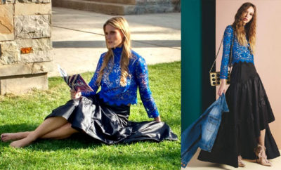 Look Azul y Negro CHER.